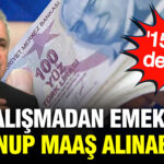 Istifa edip emekli maasi alinabilir uzman isim ekrem sarisu acikladi egqu8Gqn